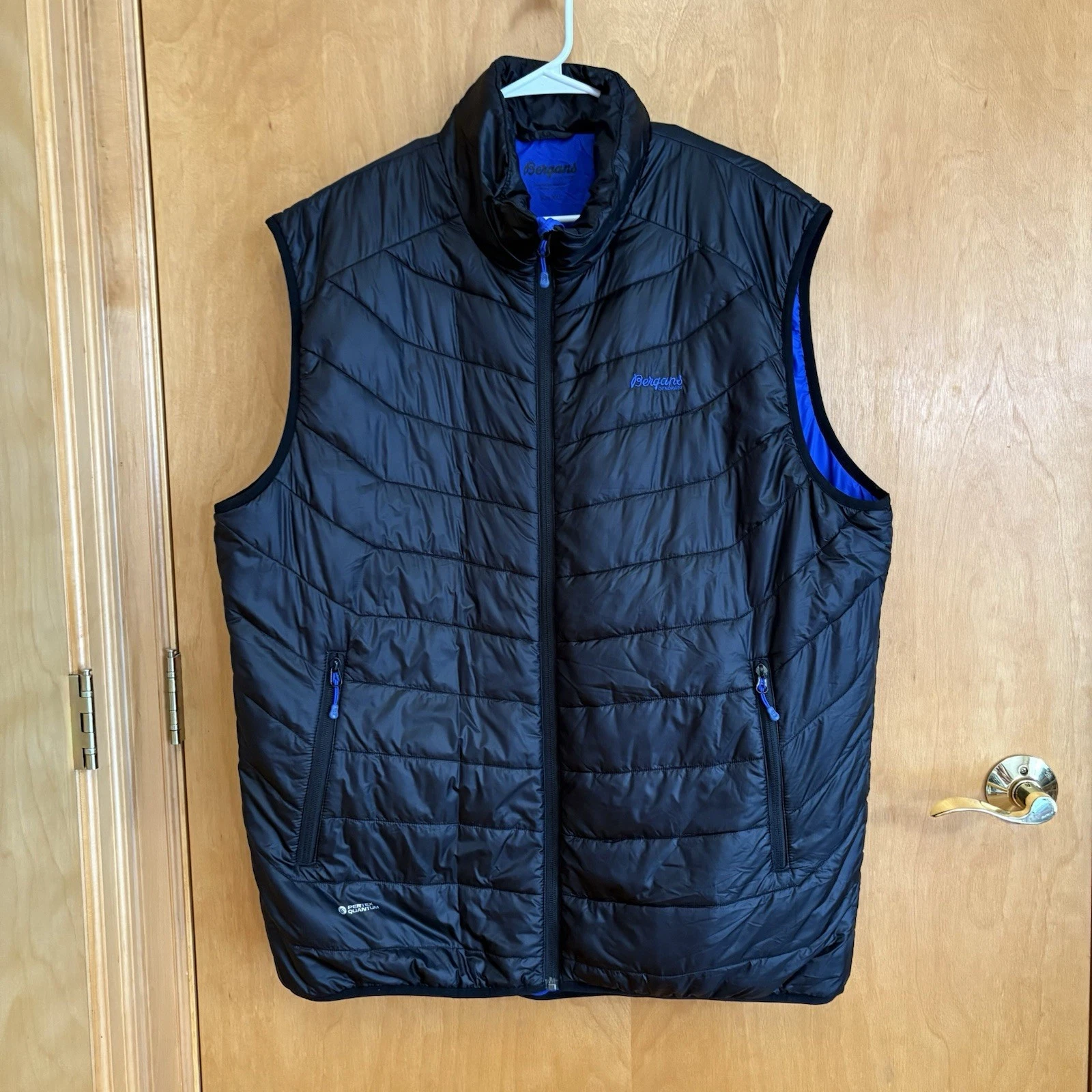 Bergans Vest Mens 2XL Insulated Pertex Quantum PrimaLoft Packable Lightweight