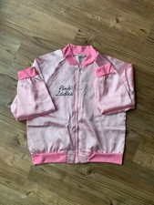 Pink Lady Fancy Dress Jacket 16/18 And Neck Scarf