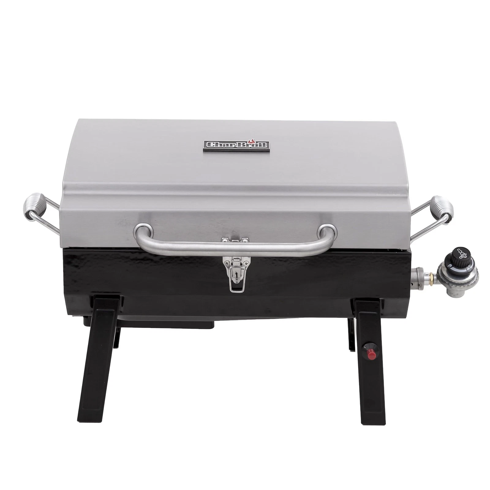 Charbroil 1-Burner Portable Gas Grill, 24.75" W x 14.7" D x 14" H, Black