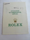 100% original Rolex reference 79174 Warranty Paper from   2001 serie P