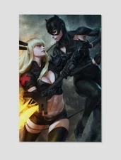 Catwoman & Magik 11 x 17" Premium Giclee Print - Batman Gotham Wall Art