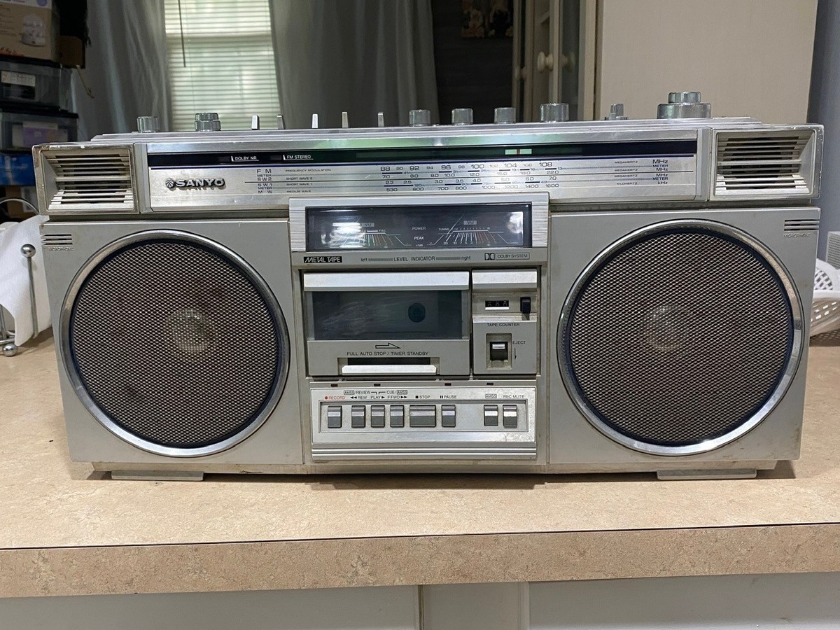 Vintage Rare Sanyo M-X720K Boom Box Radio | eBay