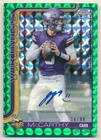 JJ MCCARTHY 2025 TOPPS CHROME GREEN GEOMETRIC REFRACTOR AUTOGRAPH SP AUTO #18/99