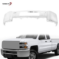 Front Bumper Chrome Split Steel Gm1002851 For Chevy Silverado 2500 3500 2015-19 Front Bumper Chrome Split Steel Gm1002851 For Chevy Silverado 2500 3500 2015-19
