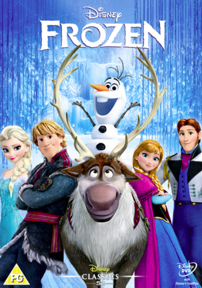 Frozen DVD (2014) Disc Only