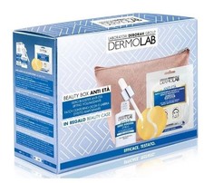 Dermolab Beauty Box Anti Età Siero 30ml + Patch Occhi Labbra + Pochette Regalo