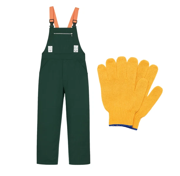 WILLAX Safety & More Schnittschutzhose GRÜN Größe: XXL plus 1 Paar Handschuhe gratis