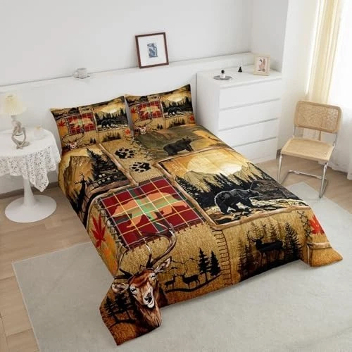 Комплект постельного белья King Size Bear для детей — деревенское постельное белье, набор из 3 предметов - Изображение 4 из 4