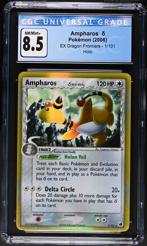 Ampharos δ graded CGC 8.5 for sale on eBay