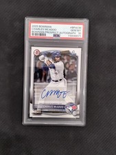 PSA 10 2025 Bowman Paper Prospect Retail Autographs Charles McAdoo #BPA-CM