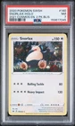 2020 POKEMON SWORD & SHIELD #140 SNORLAX-HOLO PSA 7