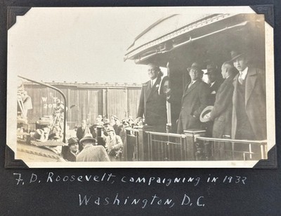 FRANKLIN D. ROOSEVELT CAMPAIGN TRAIN 1932 GREENBRIER HOTEL SECRET BUNKER PHOTOS