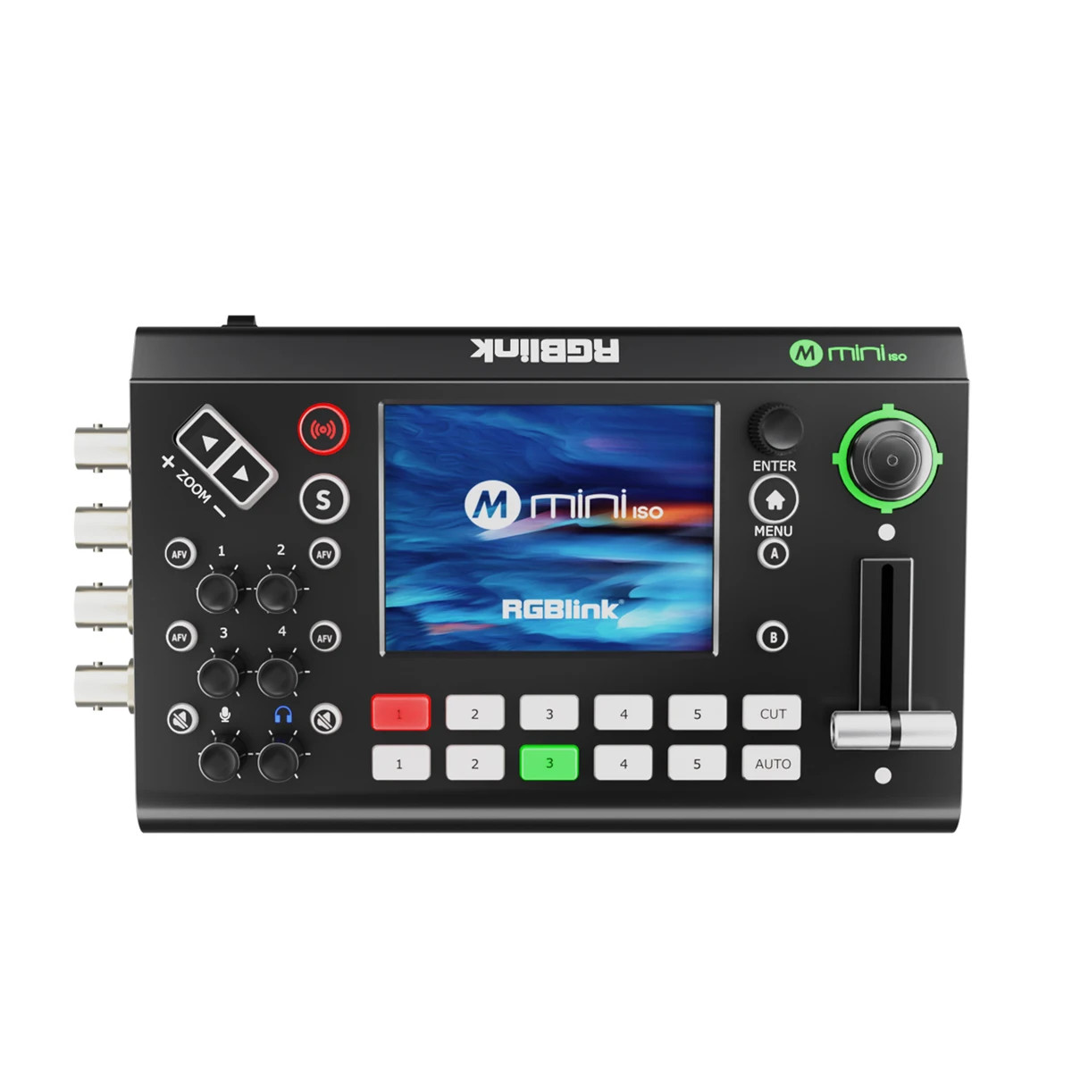 RGBlink Mini-ISO 10-Ch SDI 4K HDMI Broadcast Video Switcher for Live Streaming