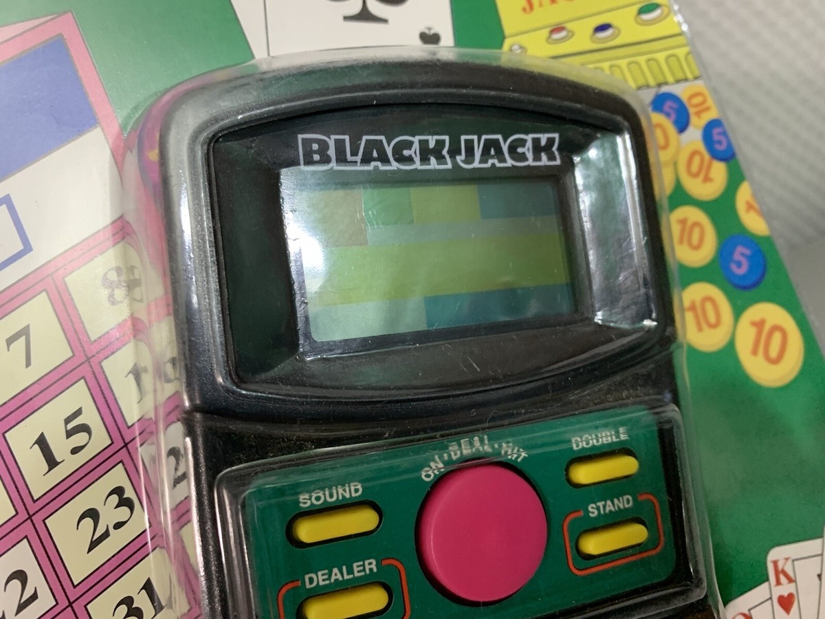 BLACKJACK 21 Casino Game Handheld Travel Electronic Toy NEW | eBay