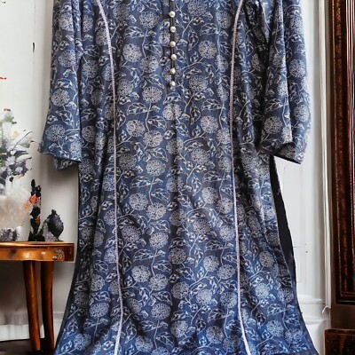sachin and babi light blue dress Nureh Winter Khaddar Bazaar Collection NE50