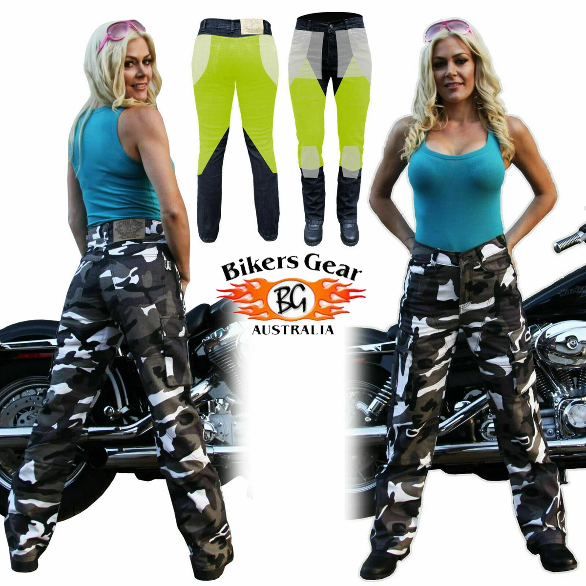 Female kevlar jeans  Womens motorcycle clothing, Motorbike