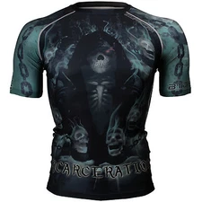 FX-315 INCARCERATION Skin Tight Compression Base layer Rash guard T-shirt MMA