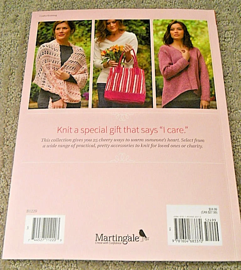 Knit Pink 25 Patterns To Knit Book Comfort Gratitude and Charity By Lorna Miser - Image 2 of 4