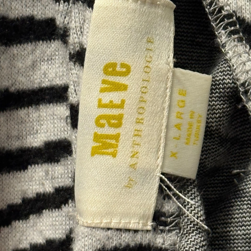 Sudadera Maeve By Anthropologie Estampado Cebra Manga Larga Cuello en V Talla XL Tejido Suave Foto 3 de 4