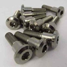 Triumph Speed Triple 1050cc 2005 - 2015 Set 10 bulloni a disco anteriori in titanio