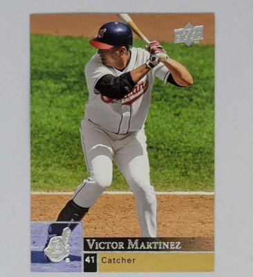 Victor Martinez, C - Upper Deck - Indians, 2009 - #106