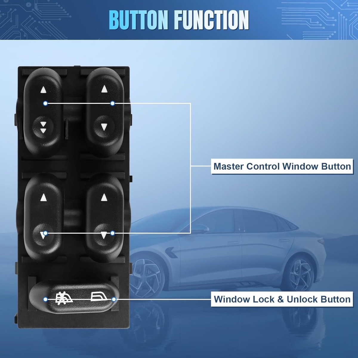 Netzwerk-Switches Für Firmennetzwerke Master Power Window Door Switch For 2003-2008 Ford Lincoln Mercury NEW Master Power Window Switch Ford F-150 2004-2008
