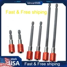 6X Hex Shank Quick Extension Holder Drill Kit For 1/4" Shank Dirver Bit