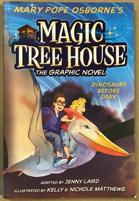 Dinosaurs Before Dark Graphic Novel (Magic Tree House) by Mary Pope Osborne NEW