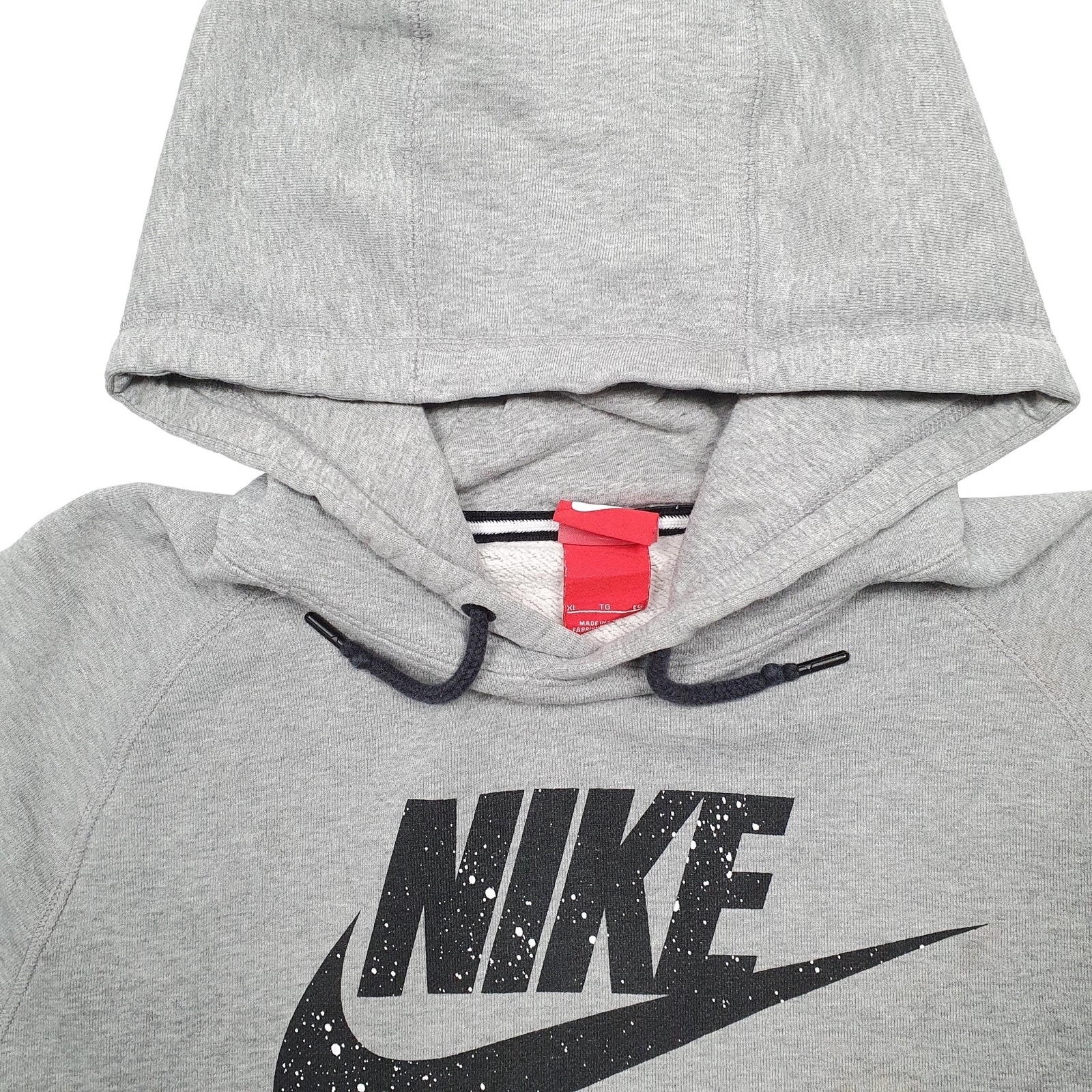 NIKE Hoodie Cotton Jumper Sweatshirt Mens L image 2