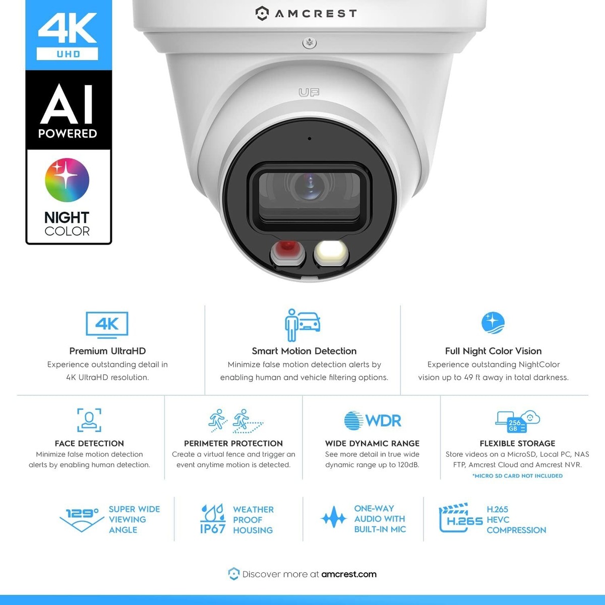 Ip Camera Amcrest View Desktop Amcrest IP8M-2779EW-AI 4K UHD IP