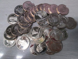 Roll of Proof US Statehood Quarters _ 40 Coins