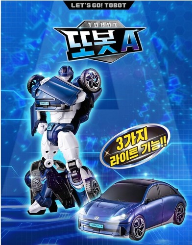 New TOBOT A Transforming Robot Hyundai Ioniq 6 Mini Car LED Light IONIQ6 - 第 1/6 張圖片