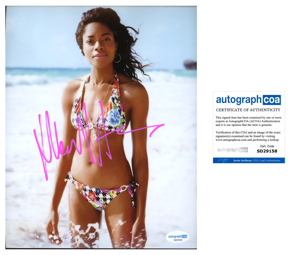 Naomie Harris Sexy Autographed Signed 8x10 Photo ACOA | eBay