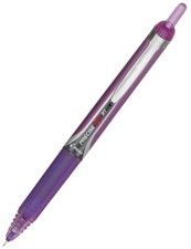 26066 Pilot Precise V5 RT Rollingball Pen, Ex Fine 0.5mm, Purple, Pack of 10