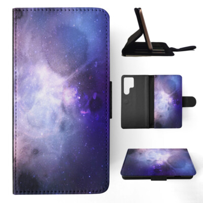 FLIP CASE FOR SAMSUNG GALAXY|WATERCOLOR SPACE ART #1