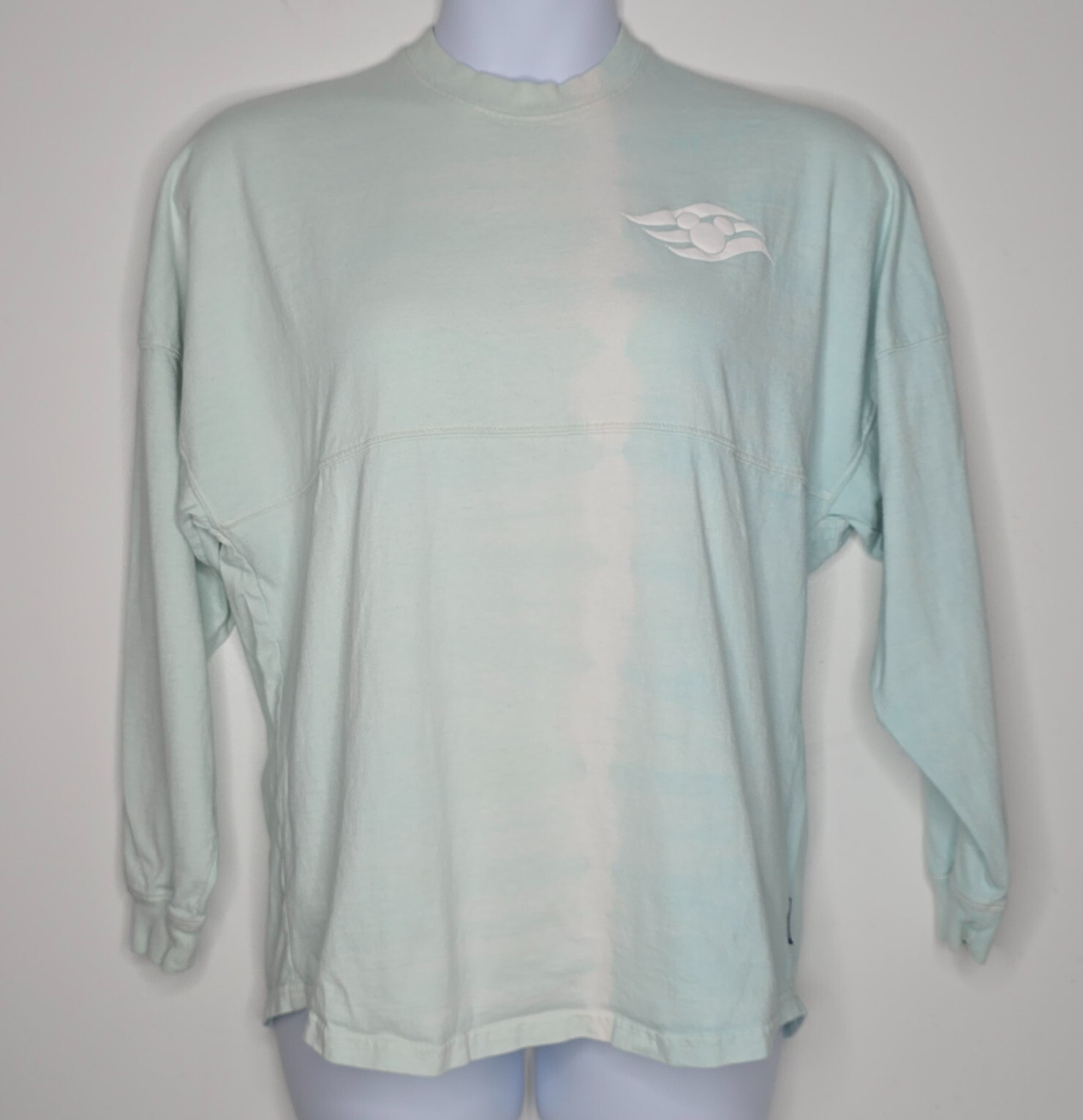 Disney Shirt Womens Medium Spirit Jersey Castaway Cay Long Sleeve Cruise Flaw