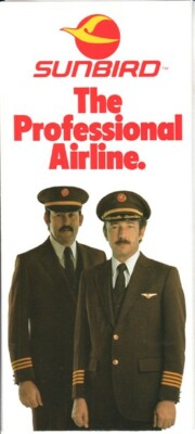 Sunbird Airlines timetable 1981/04/27