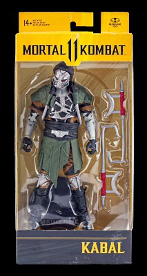 NEW McFarlane Wave 6 Kabal Mortal Kombat 7'' Action Figure MOC Factory Sealed