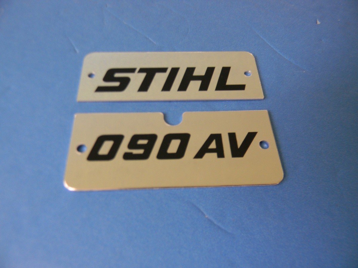 Logos 912 Targhetta Nome Modello Per Motosega STIHL 026 - Ricambio Originale #1121 967 1512, Nuovo In Confezione Targhetta Stihl 026 - Foto 5