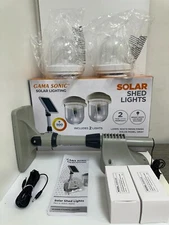 Gama Sonic Solar Lighting Solar Shed Lights