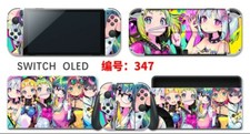 Vinyl Decal Skin Sticker Protector for Nintendo Switch OLED Anime Girl 347
