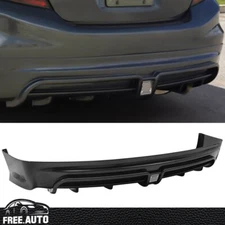 Fits 13-15 Honda Civic Sedan Mugen Rear Bumper Diffuser LED Brake Light RR Style