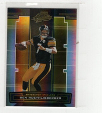 2005 Ben Roethlisberger Playoff Absolute Memorabilia #116 Free Shipping (E1126)