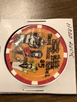 ハードロック カジノチップ $5 hard rock cheap trick 2 las vegas nevada casino chip $5 hard rock cheap trick 2 las vegas nevada casino chip