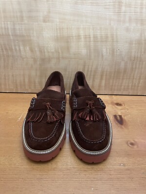 GH BASS 9 US - MENS SUEDE TASSEL LUG WEEJUNS LOAFER | eBay display picture 1