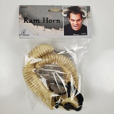 Seasons 5" Ram Horns Halloween Costume Accessories 14401 One Size Theator Prop