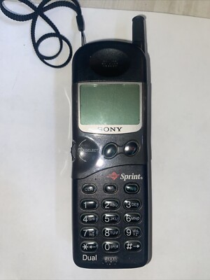 Sony Spring Phone Vintage Sony Sprint Cell Phone Model CM-B1201SPR. Not Tested | eBay