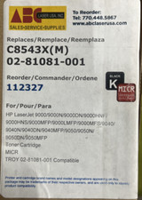 ABC Toner Cartridges C8543X(M) 02-81081-001