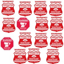 Security Alarm Decals  2 Static Camera Pack Auto static alarm decal See Store