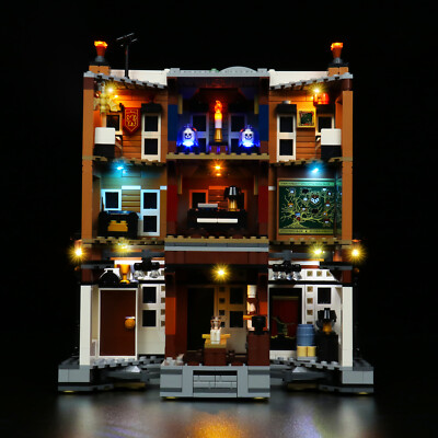BrickBling LED Light Kit for LEGO 12 Grimmauld Place 76408 (Standard Version)